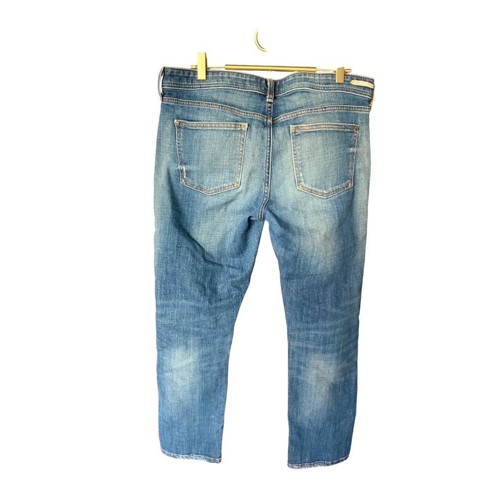 Pilcro Hyphen Women's Jeans Size 30 Blue Wash Straight Leg Denim - Picture 2 of 11